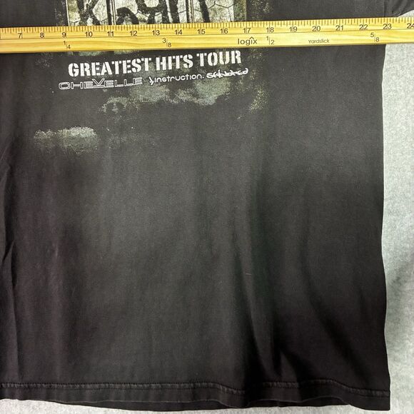 Men’s XL Korn Greatest Hits Tour Shirt Chevelle Instruction Seether Vintage 04’ - Picture 5 of 7